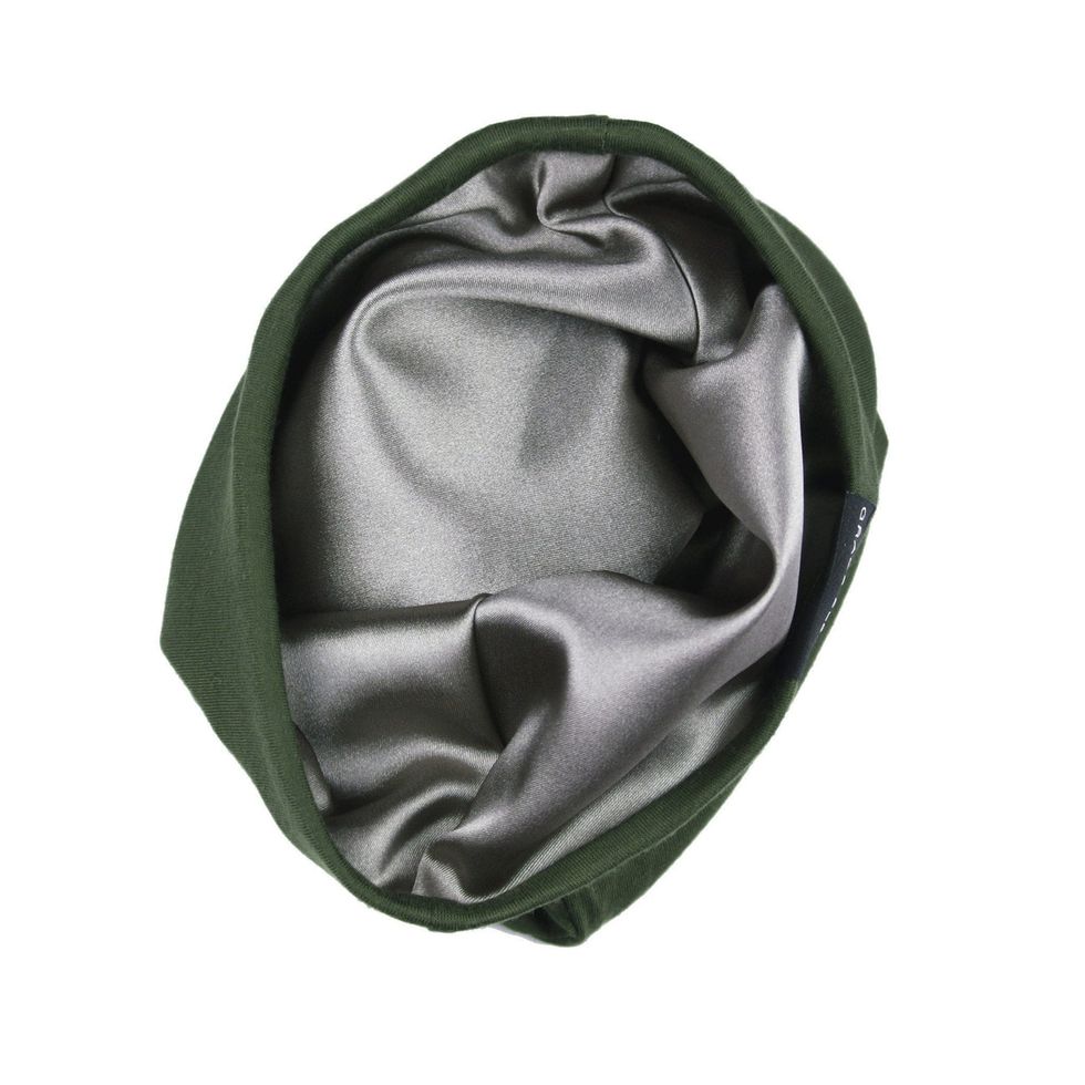 The Slap (Satin-lined cap) - Olive Green