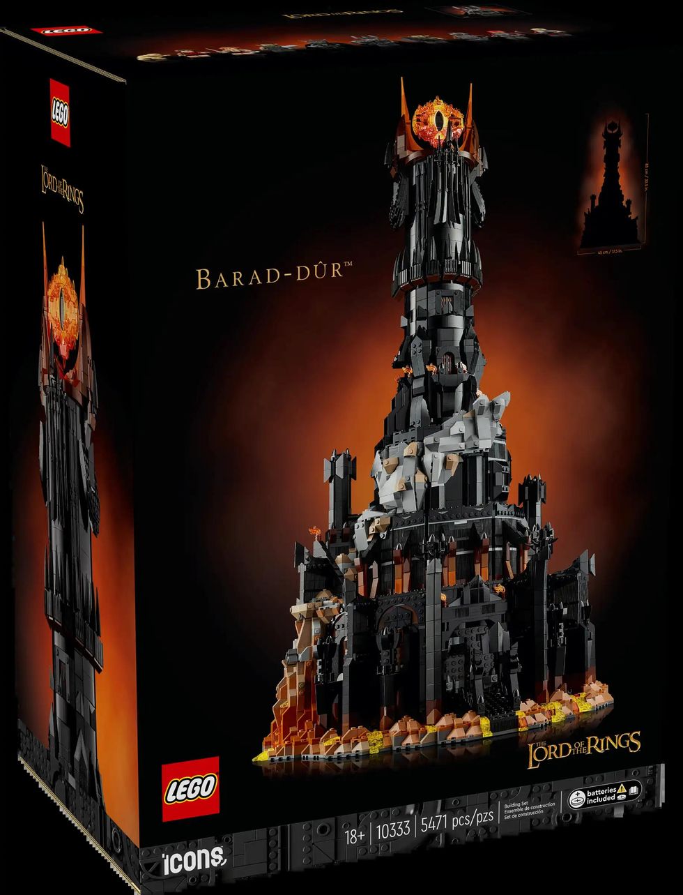 Der Herr der Ringe: Barad-dûr (LEGO 10333)