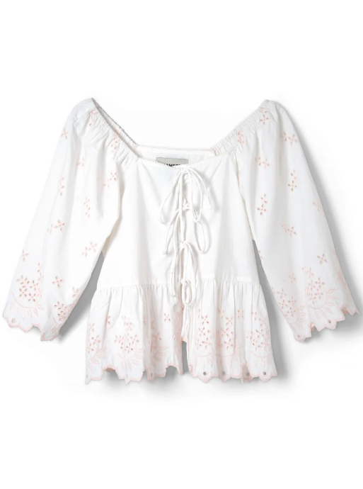 Lana Broderie Blouse