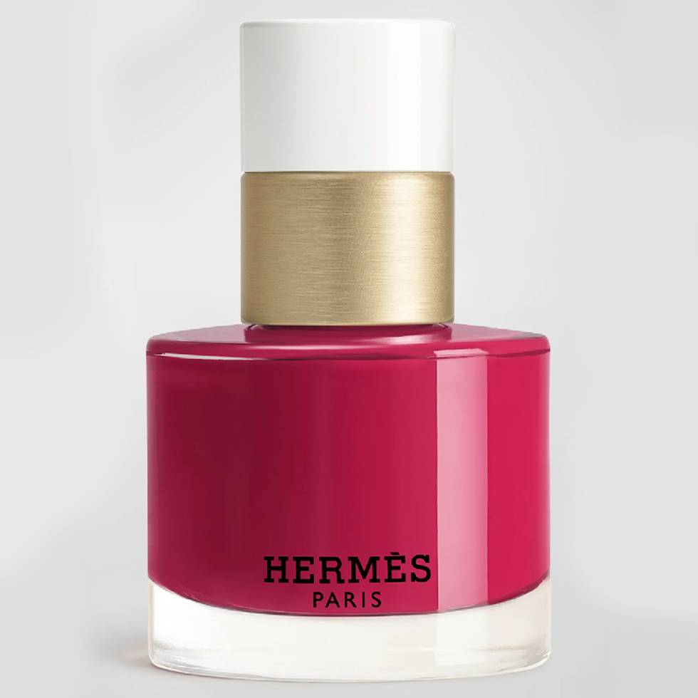 Les Mains Hermes Nail Enamel in 74 Rose Magenta 