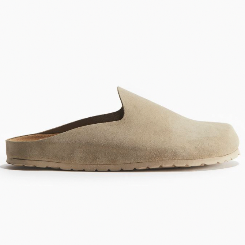 Suede Mules