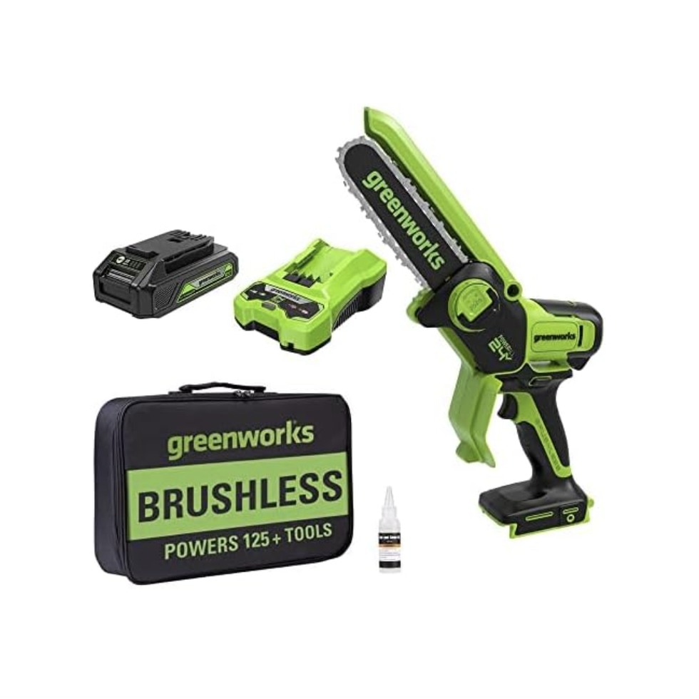 24V Brushless Mini Chainsaw