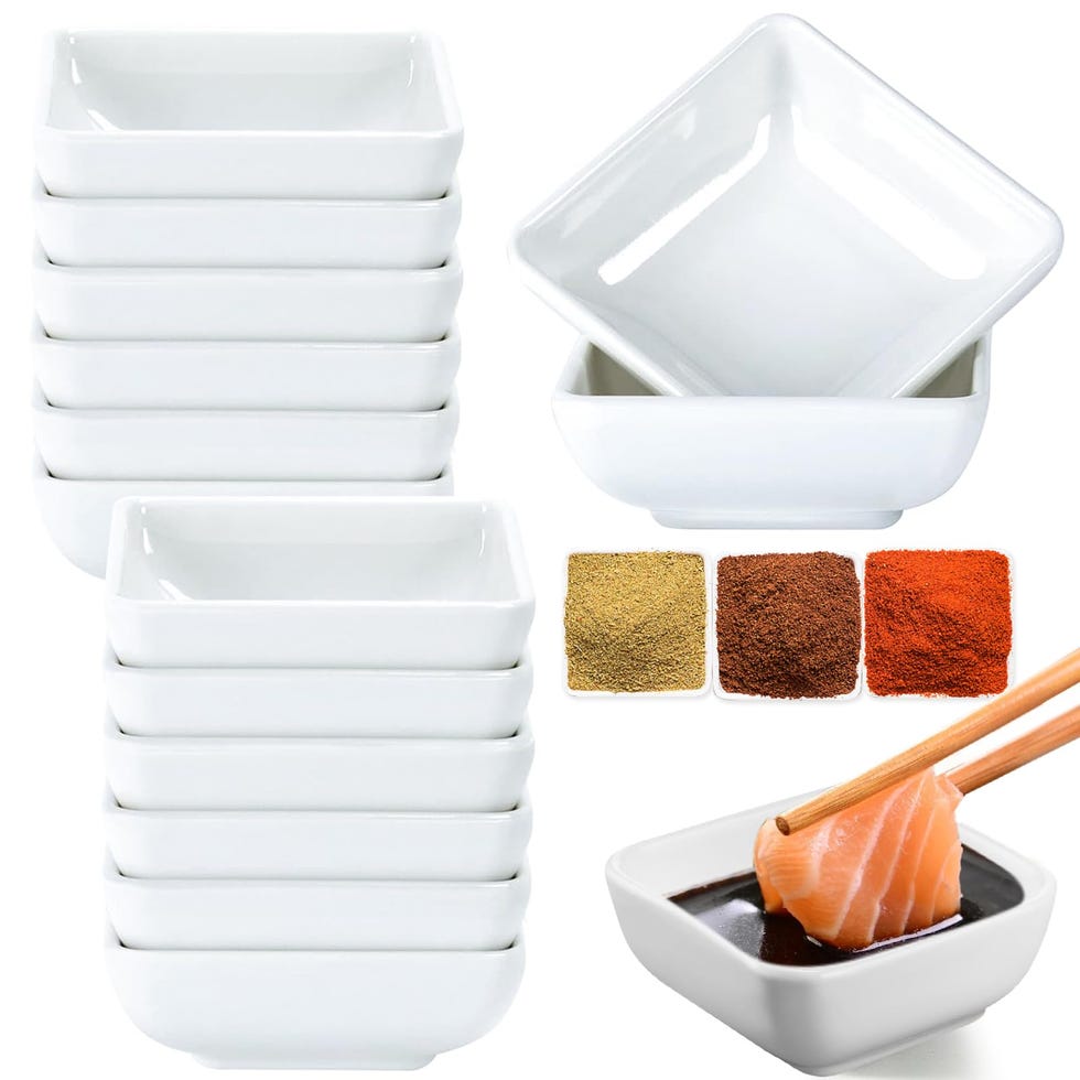 12 cuencos para salsas o aperitivos