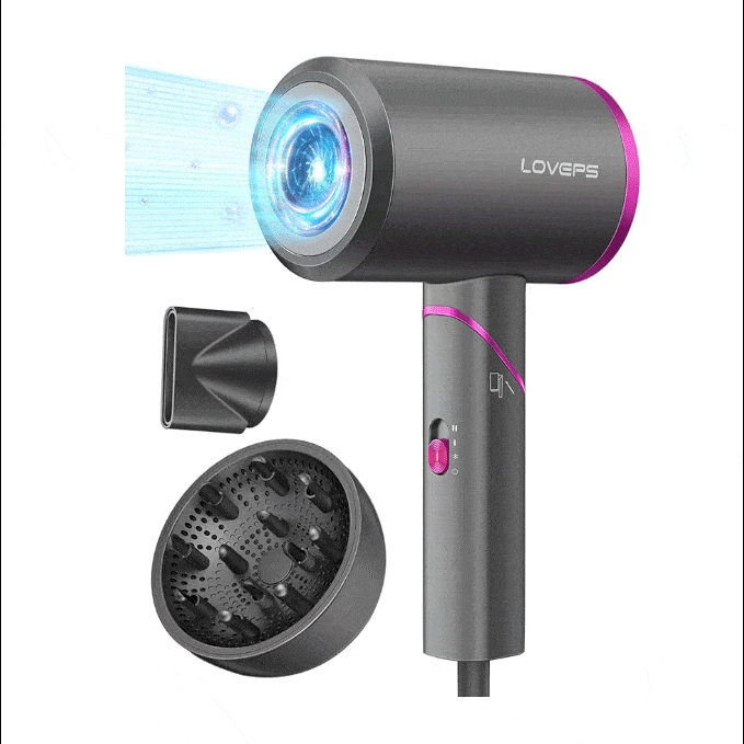 Ionic Hair Dryer with Diffuser