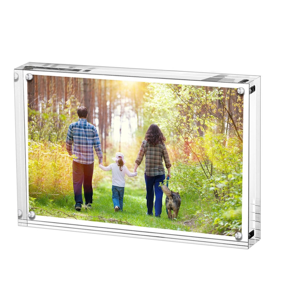     Acrylic double-sided photo frame