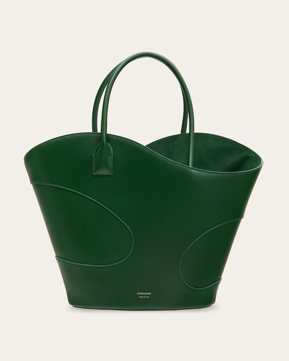Tote Back With Cut-Out Detailing