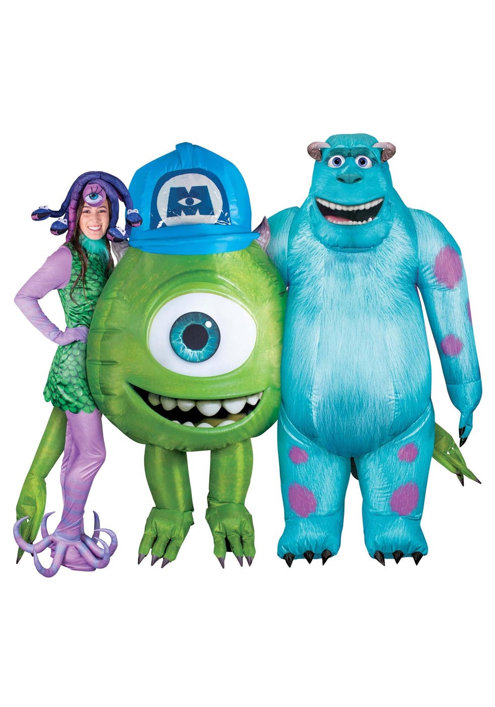 Celia May, Mike and Sully from Monsters, Inc.