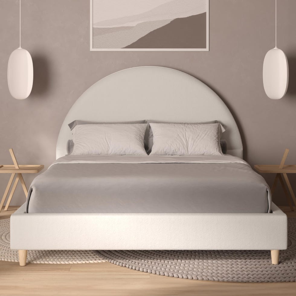 The 9 Best Bouclé Bed Frames of 2024