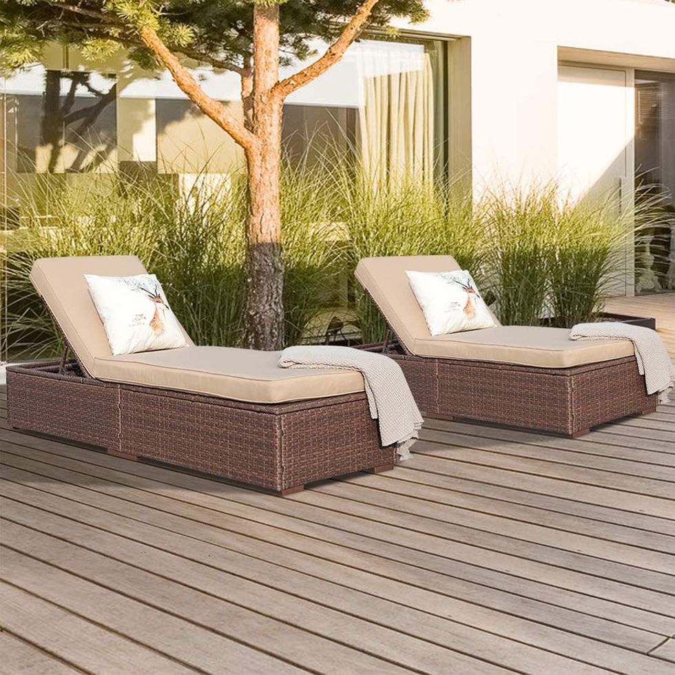 Outdoor Patio Chaise Lounge Chairs