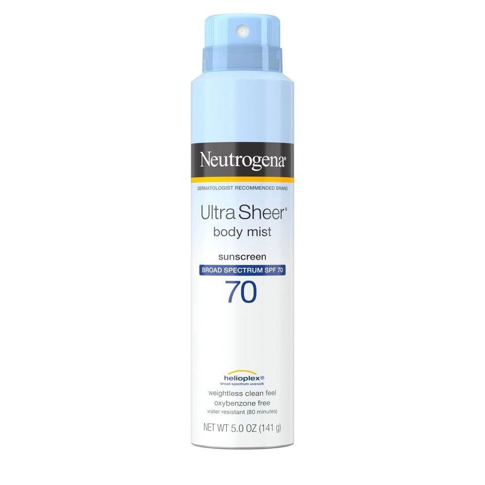 Ultra Sheer Body Mist Sunscreen, SPF 70
