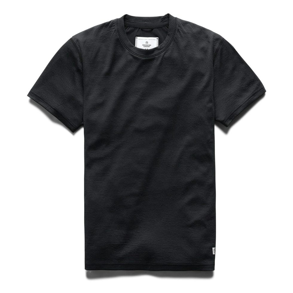 Solotex Mesh T-Shirt in Heather Black