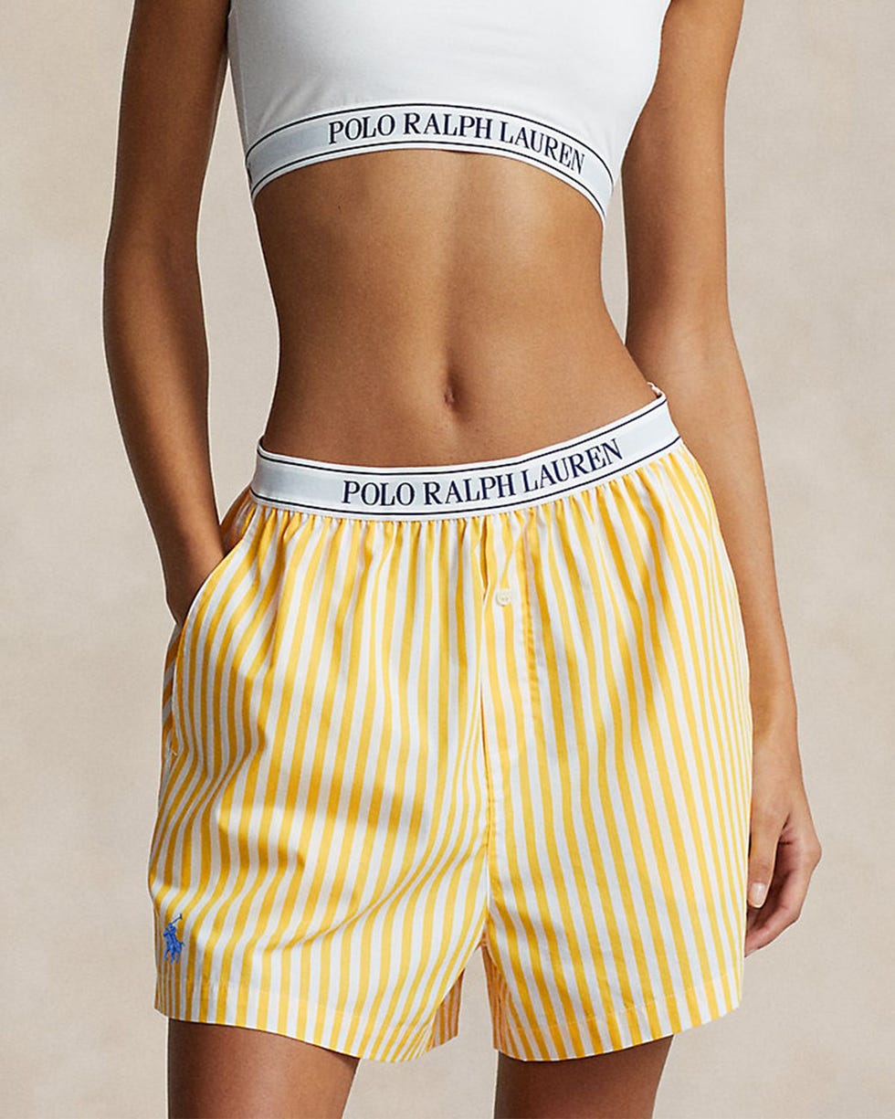 Striped Cotton Boxer 