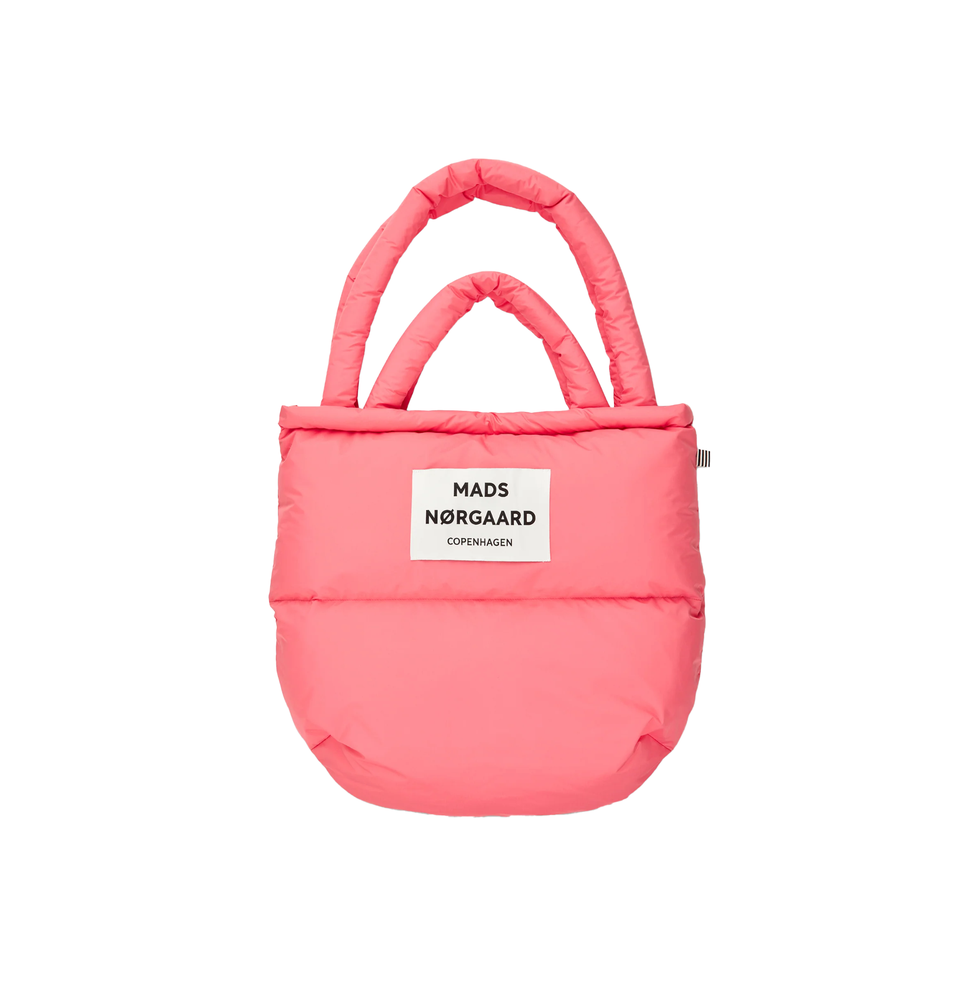 Logo Puffer Nylon Tote Bag