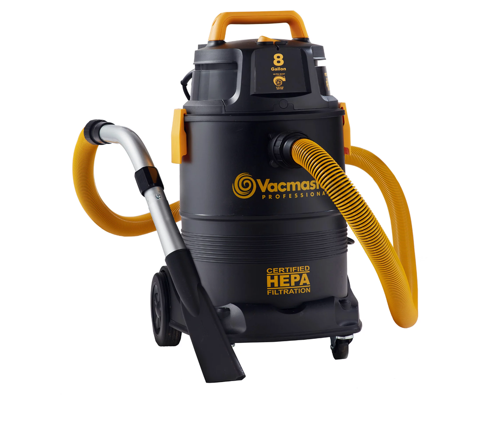 Pro 8 gallon Certified Hepa Filtration Wet/Dry Vac