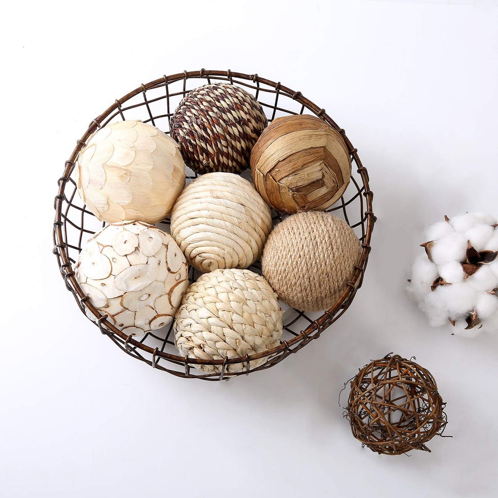 Wicker, Rattan and Cotton Bowl Filler
