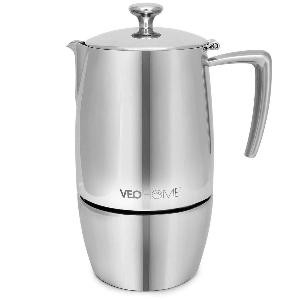 VeoHome Cafetera Italiana de Acero Inoxidable