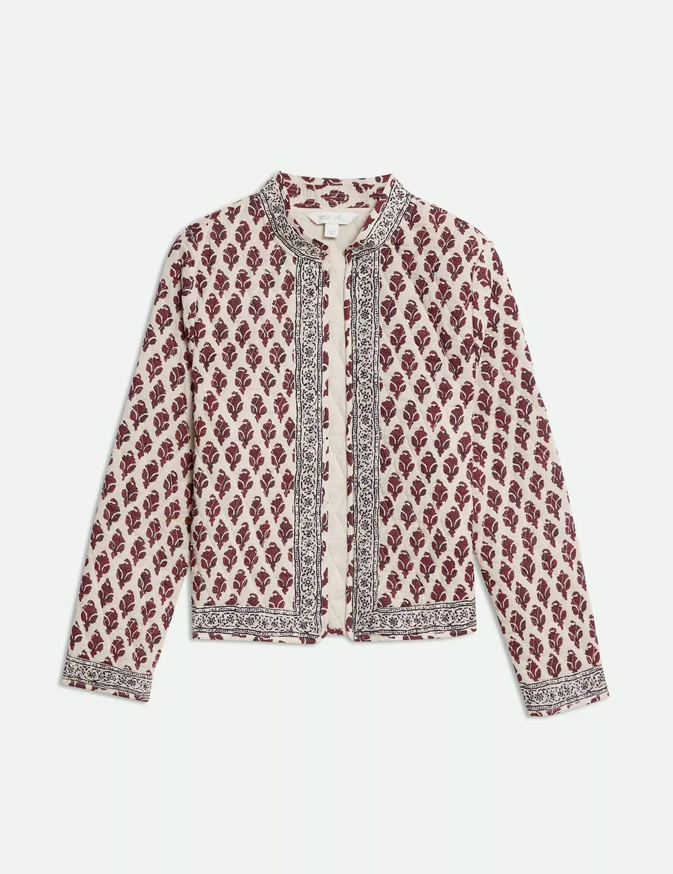 Pure Cotton Printed Quilted Jacket