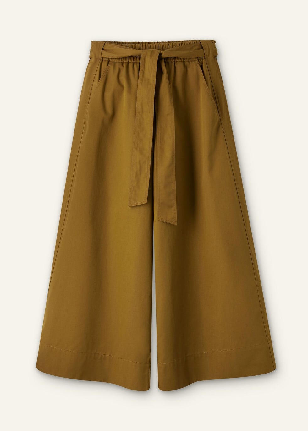 Cotton Wide-Leg Culotte