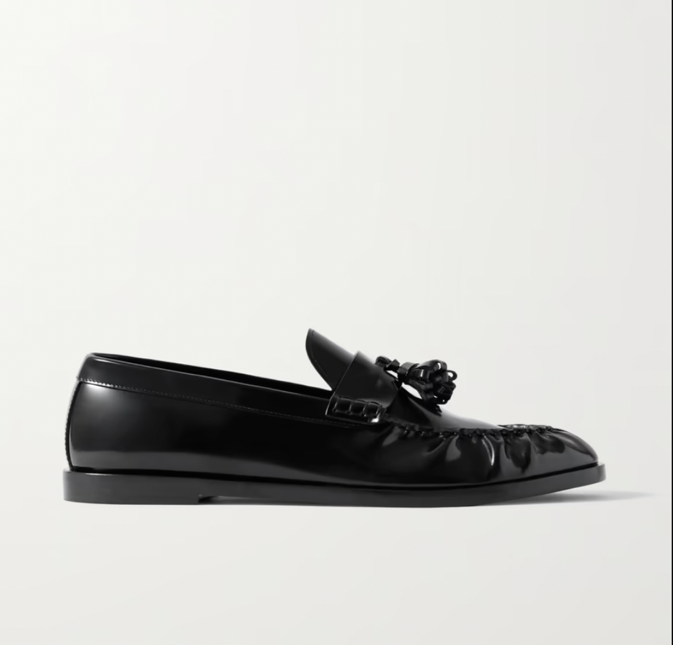 Tasseled Leather Loafers