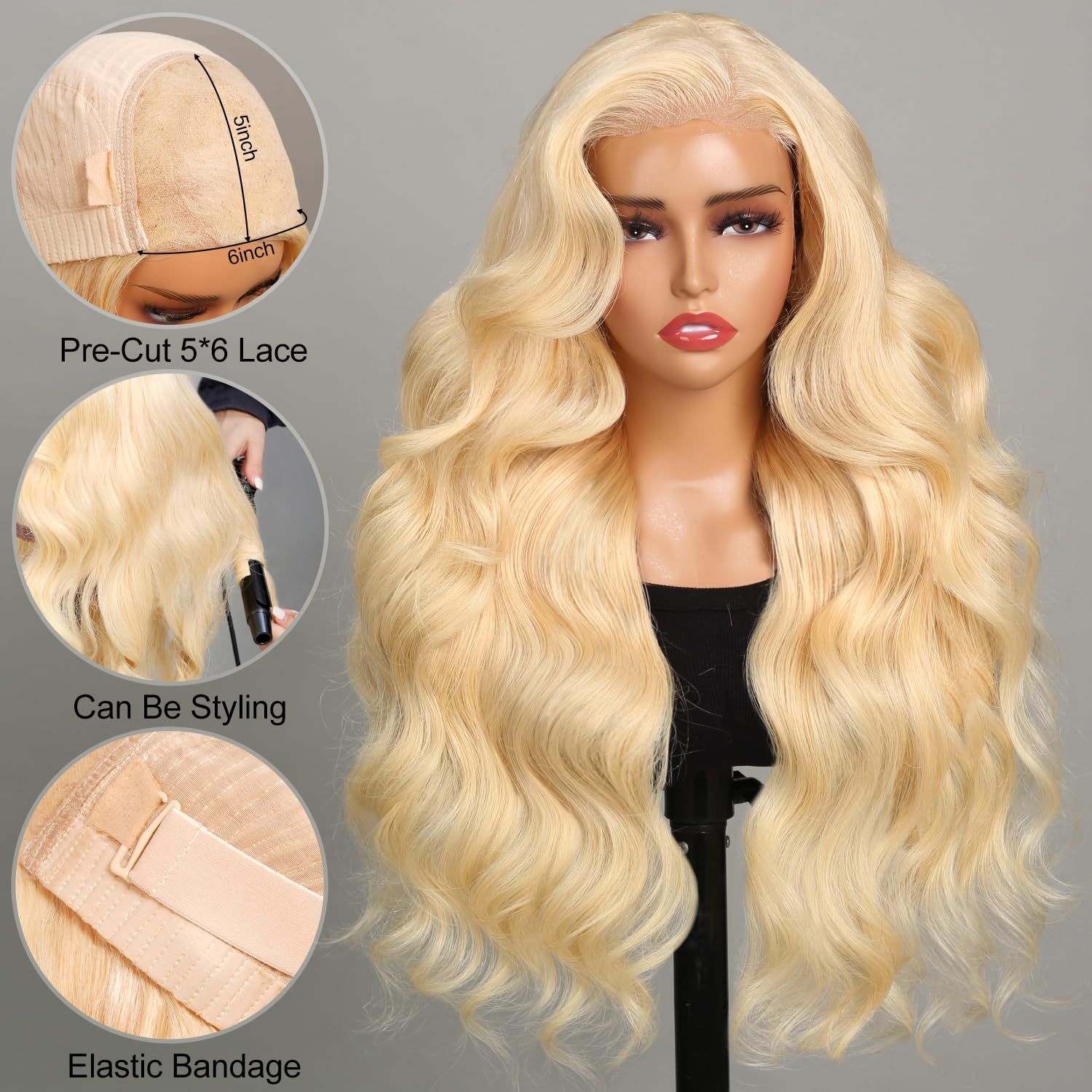 Wow Celebrity Loose wavy cheapest round part wig