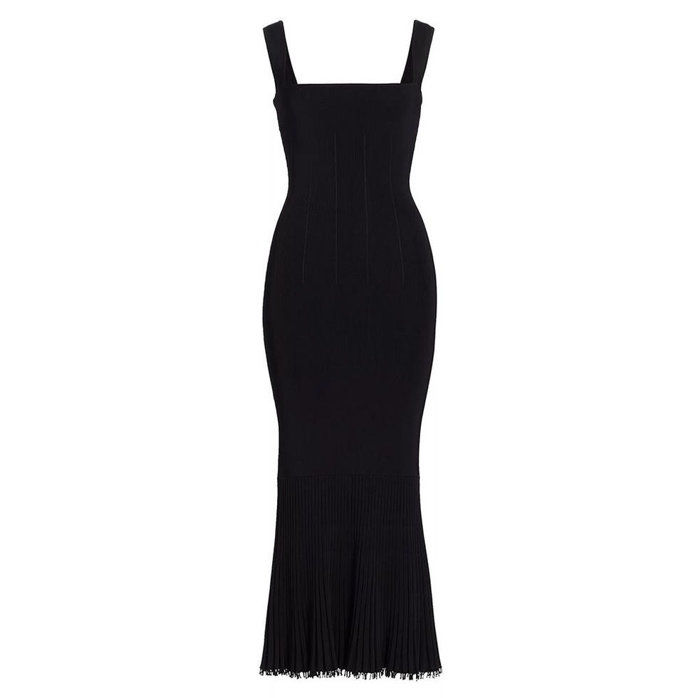 Galvan Atalanta Sleeveless Beaded Maxi-Dress