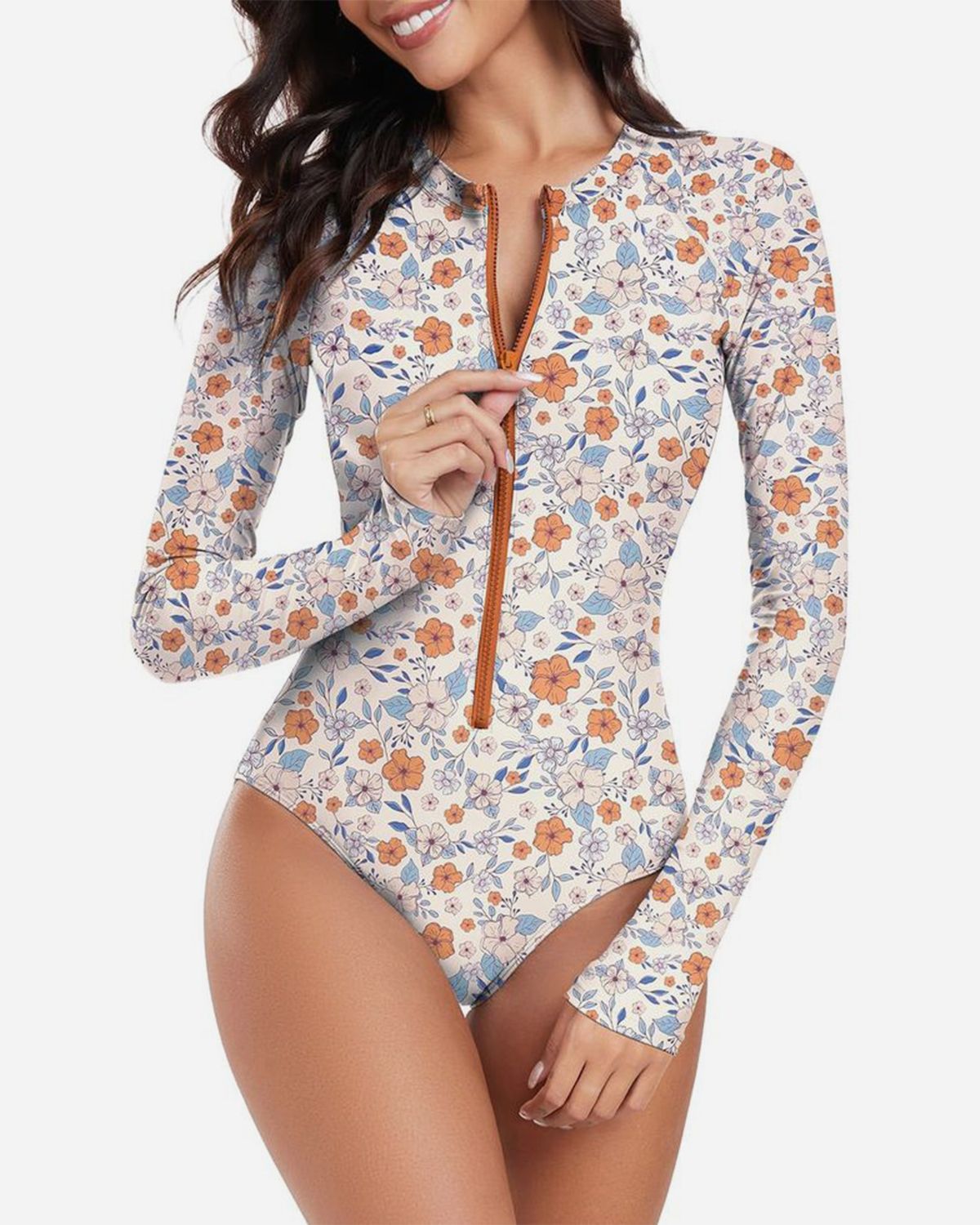 Long sleeve two piece bathing suit online