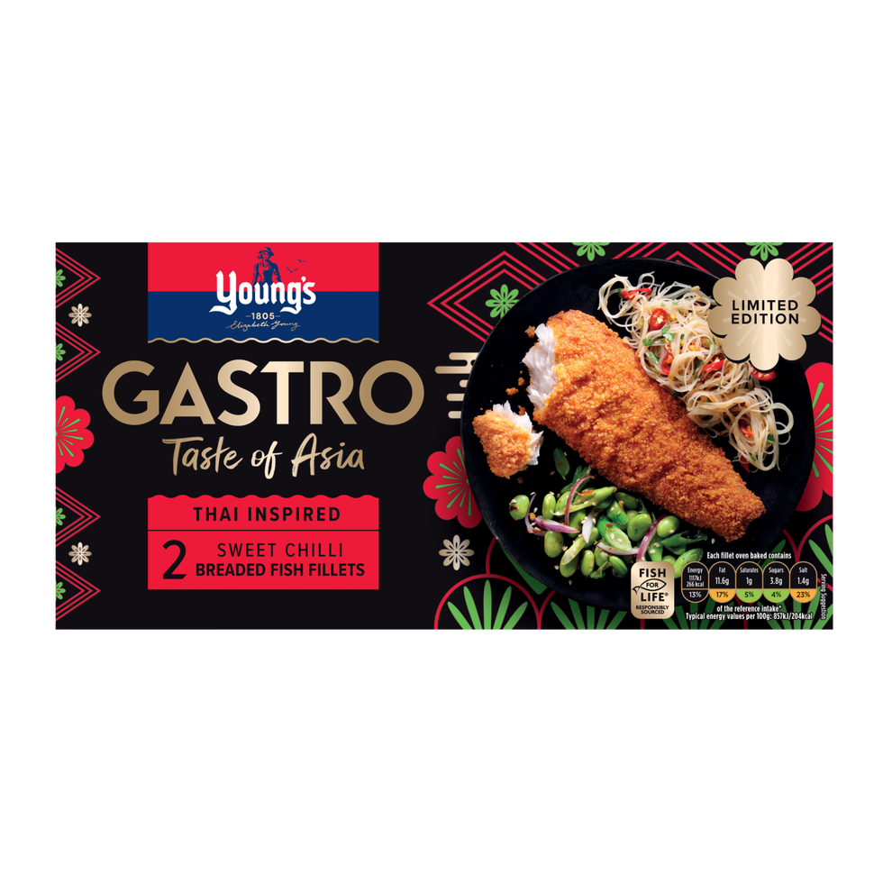 Young's Signature Breaded Sweet Chilli Fish Fillets, 270g