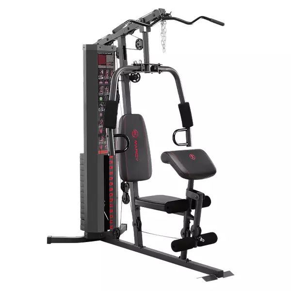 Multifunction Steel Home Gym 150lb Weight Stack Machine