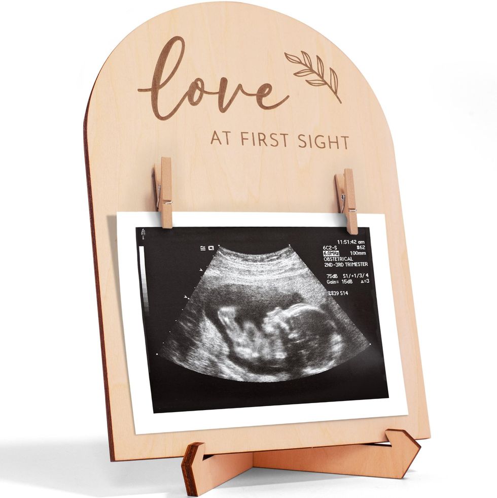 Wooden Ultrasound Picture Frame