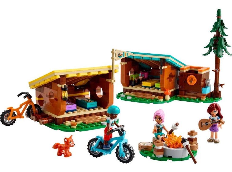 Campamento de aventura: cabañas confortables
