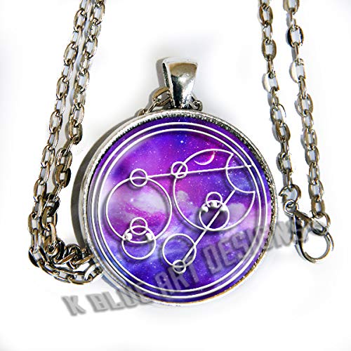 "I Love You" Gallifreyan Necklace