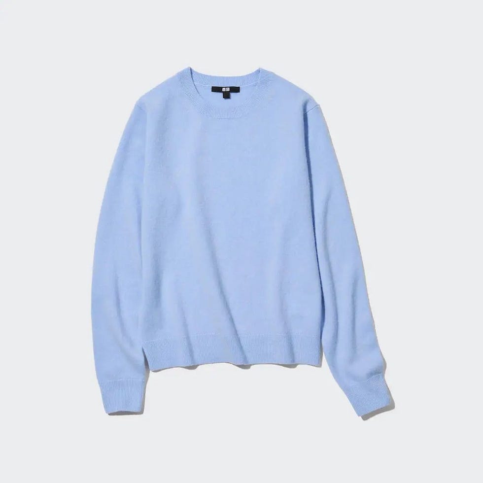 100% Cashmere Cre Neck Jumper