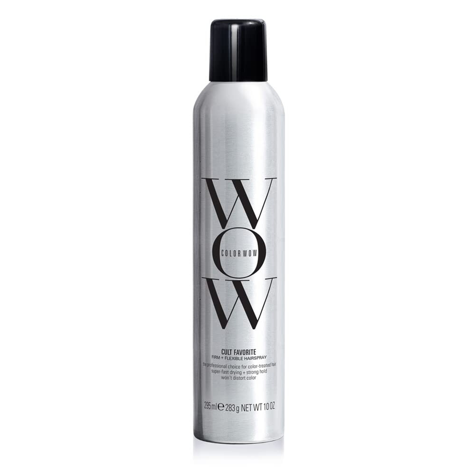 Cult Favorite Firm + Flexible Hairspray – Lightweight spray with all day hold; Humidity resistance; Heat protection + UV protection; non stiff, non sticky; brushable; non yellowing