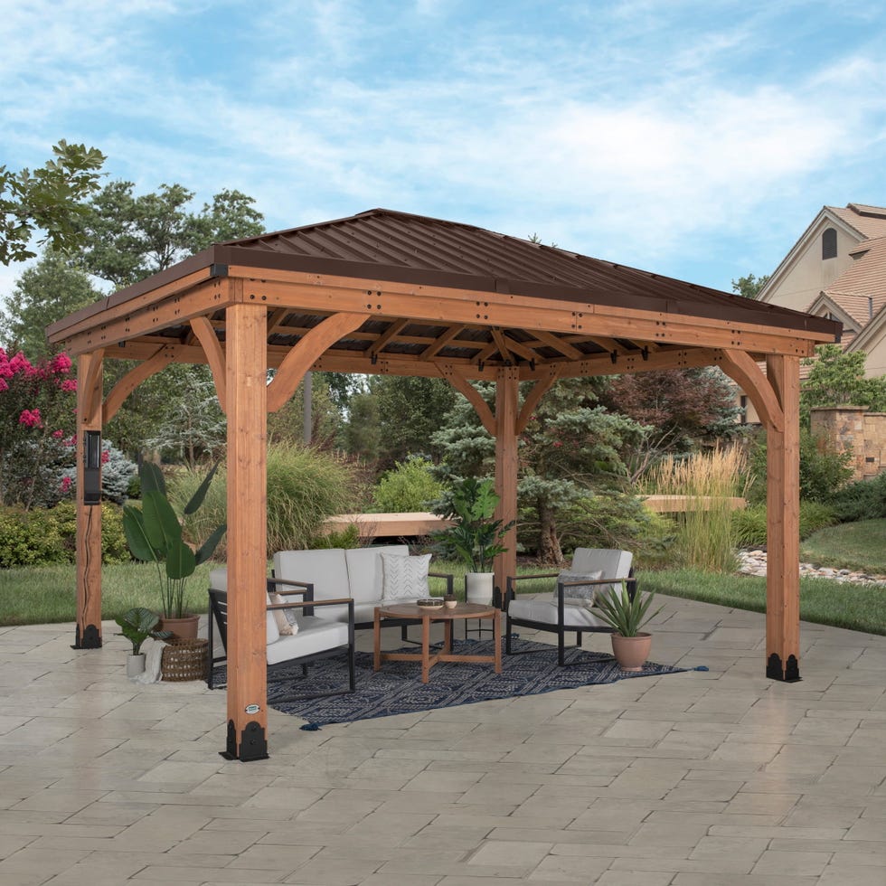 Brookdale Cedar Wooden Gazebo 