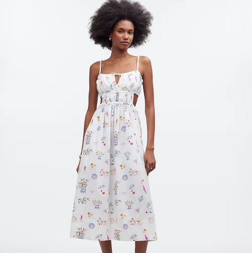 メディアで話題!!Lisa Says Gah☆ Maxine Midi Dress Shop the New Madewell x Lisa Says Gah! Collab Here