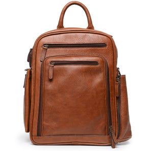 Graham Leather Commuter Backpack