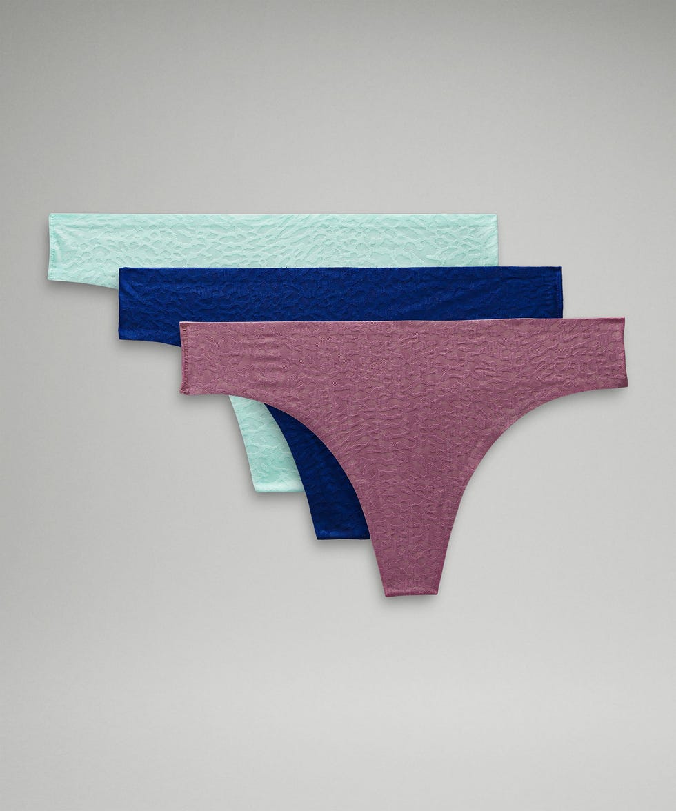 InvisiWear Mid-Rise Thong Underwear 