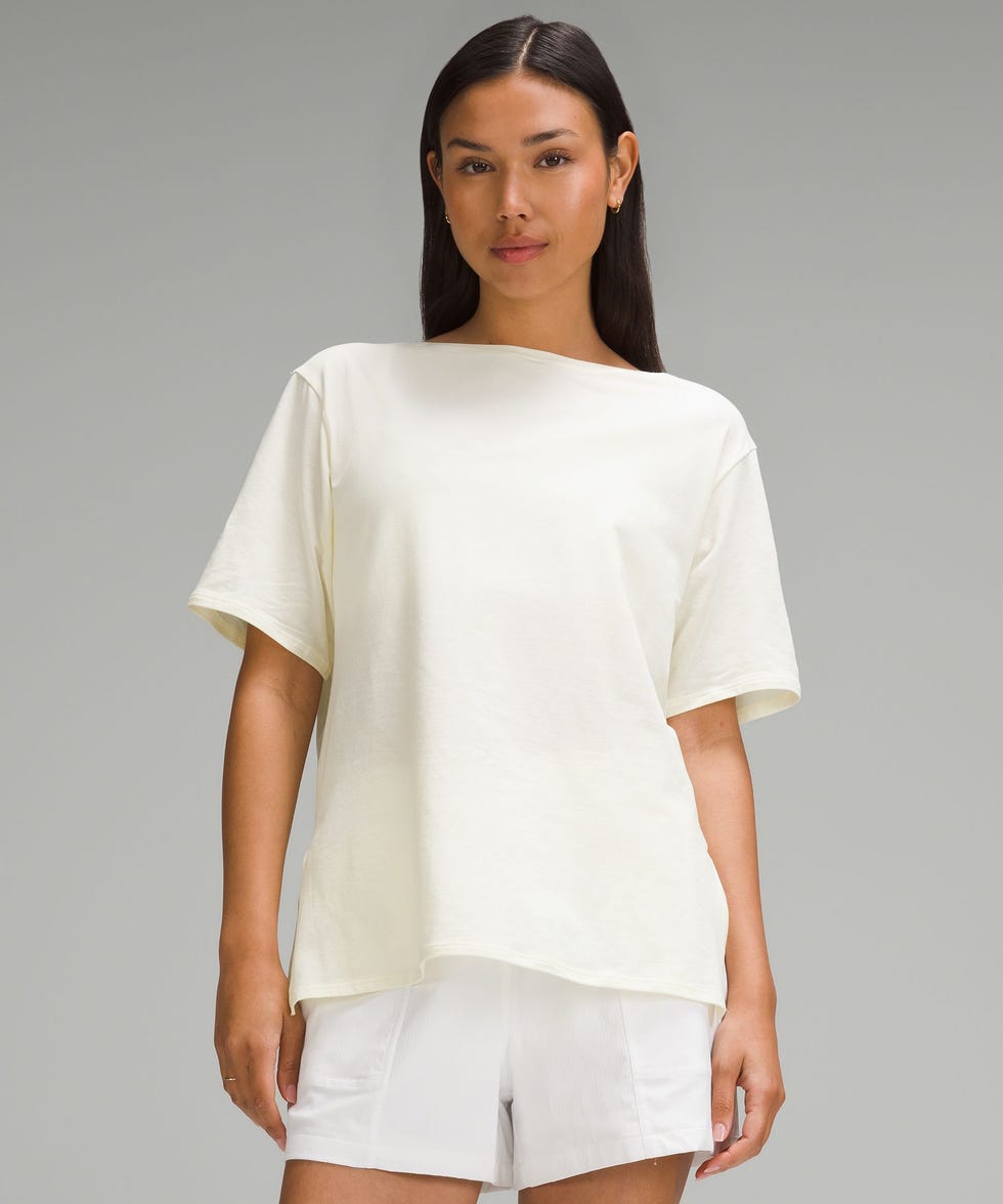 Relaxed-Fit Boatneck T-Shirt