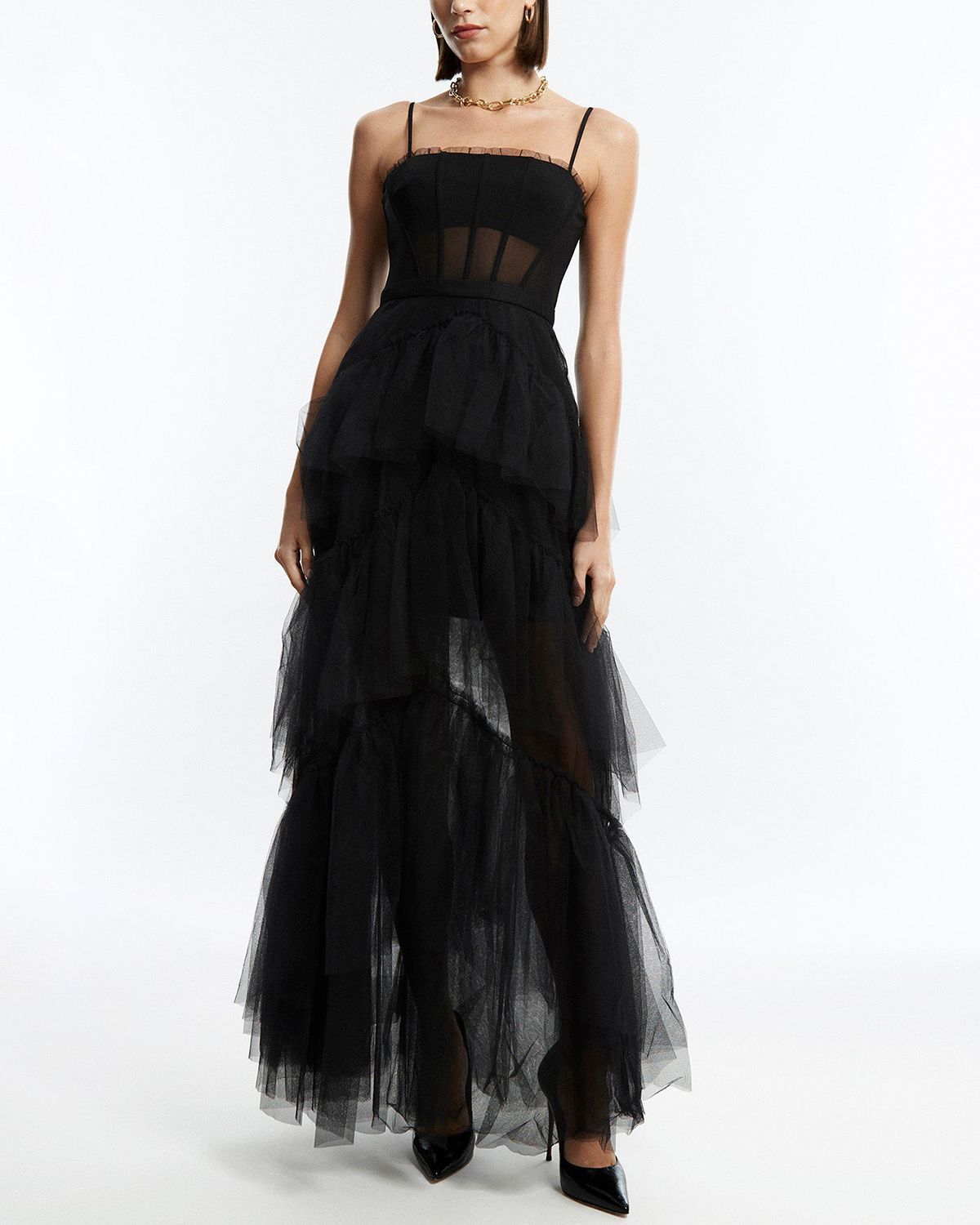 Bcbg black tie dresses hotsell