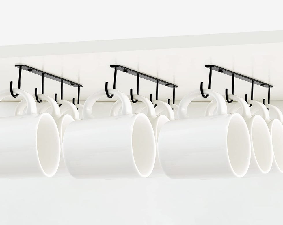 Under Cabinet Mug Holder Hooks