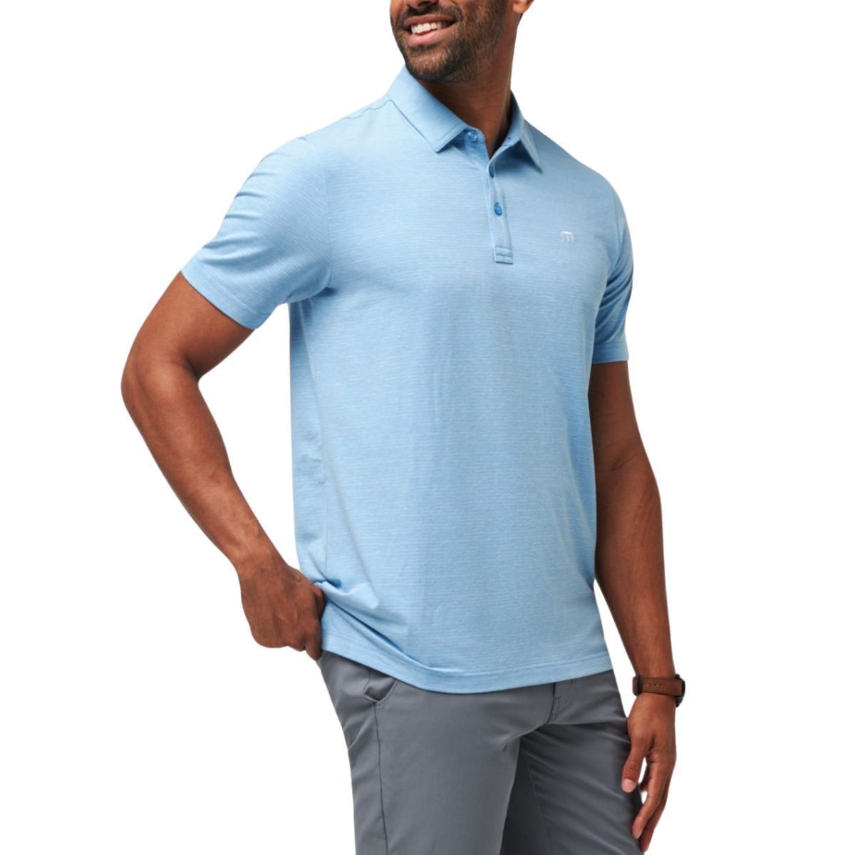 Golf shirts no collar best sale