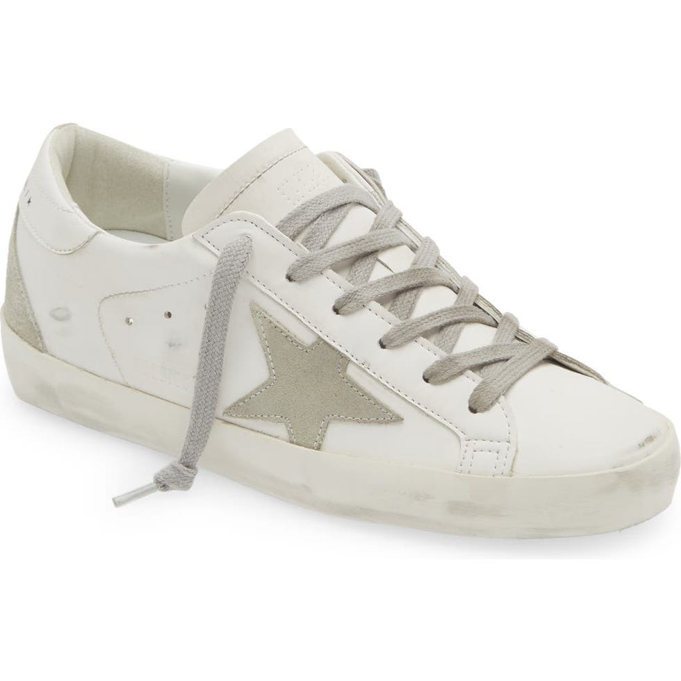 Golden Goose Super-Star Sneaker in White/Ice