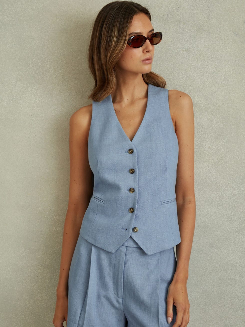 June Single Breasted Suit Waistcoat