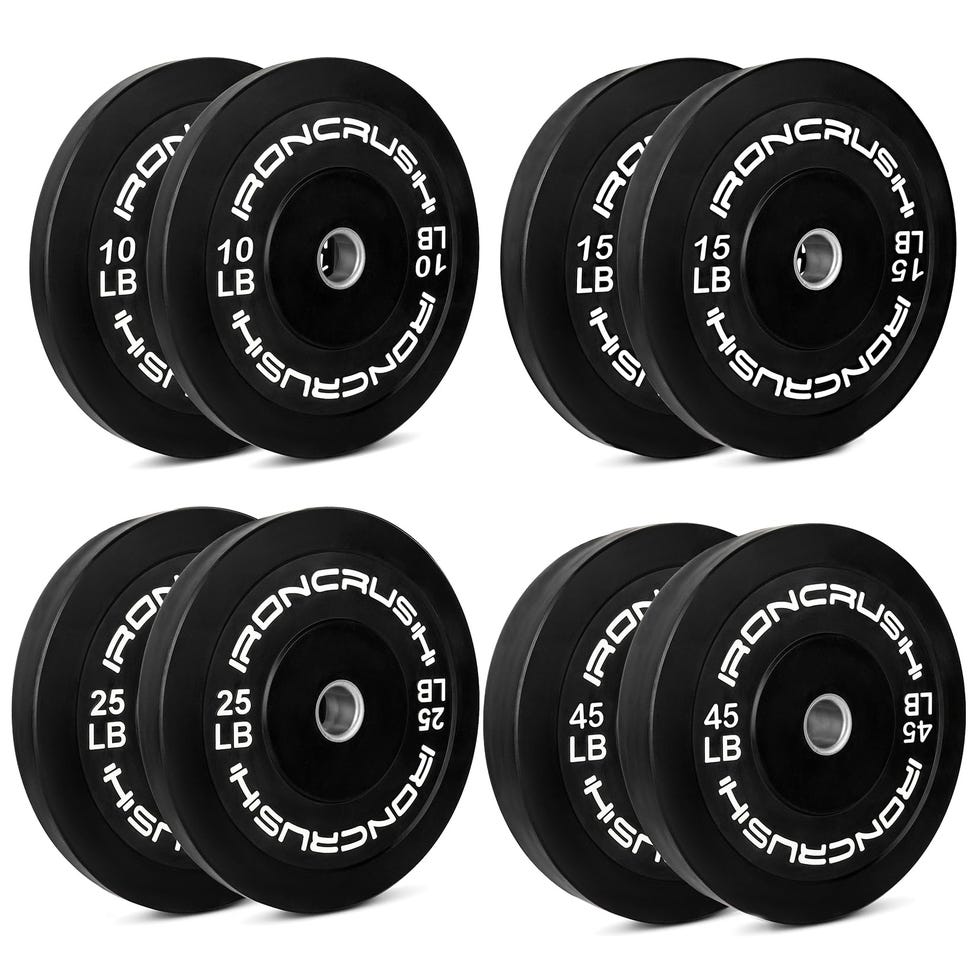 Olympic Bumper Plate Set—190 lbs