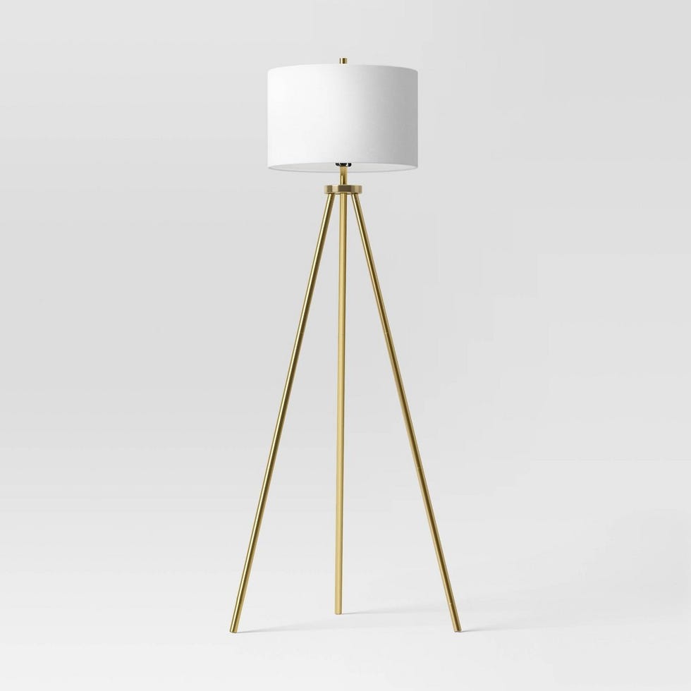 Ellis Tripod Floor Lamp Brass