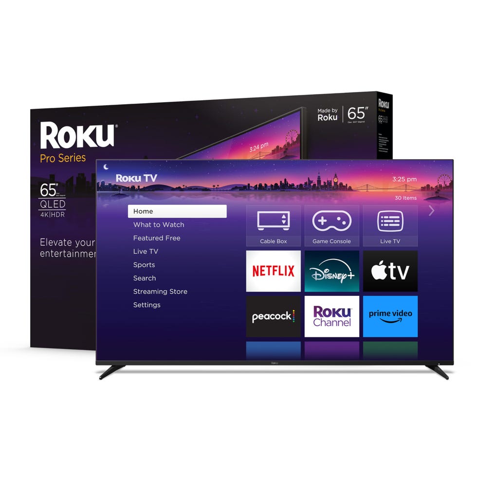 65-Inch Pro Series QLED Smart Roku TV