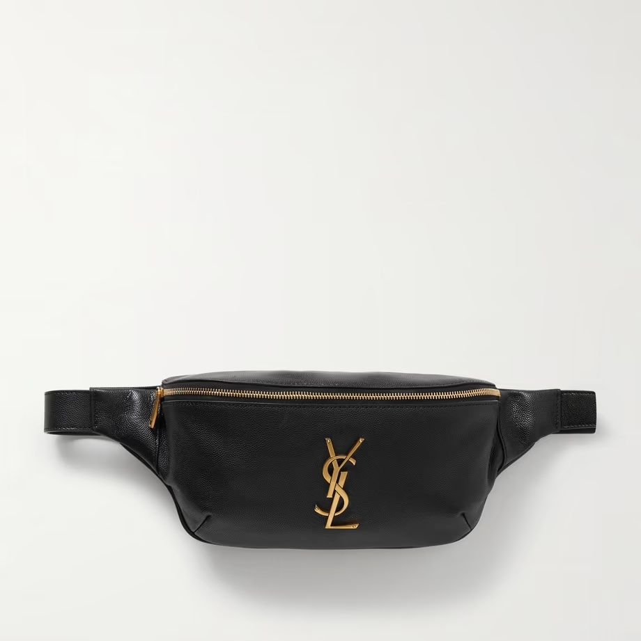 Cassandre Textured-Leather Belt Bag