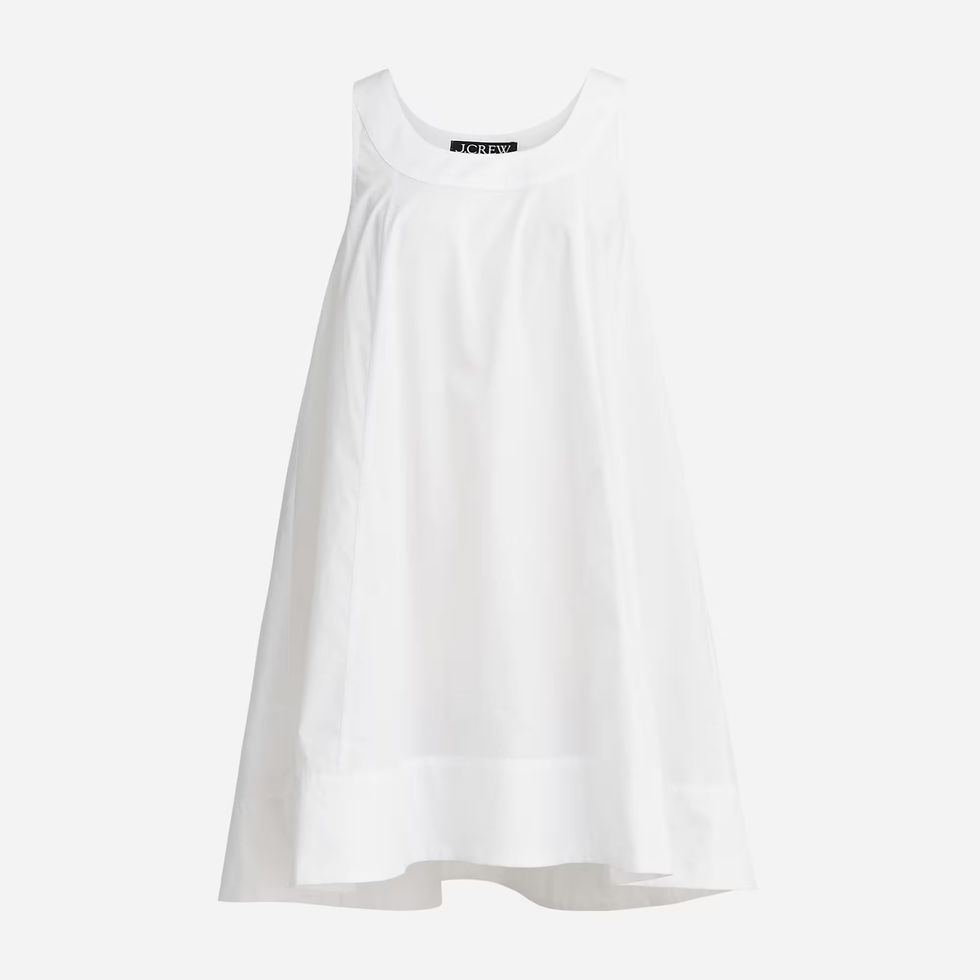 Shift Dress with Round Neck
