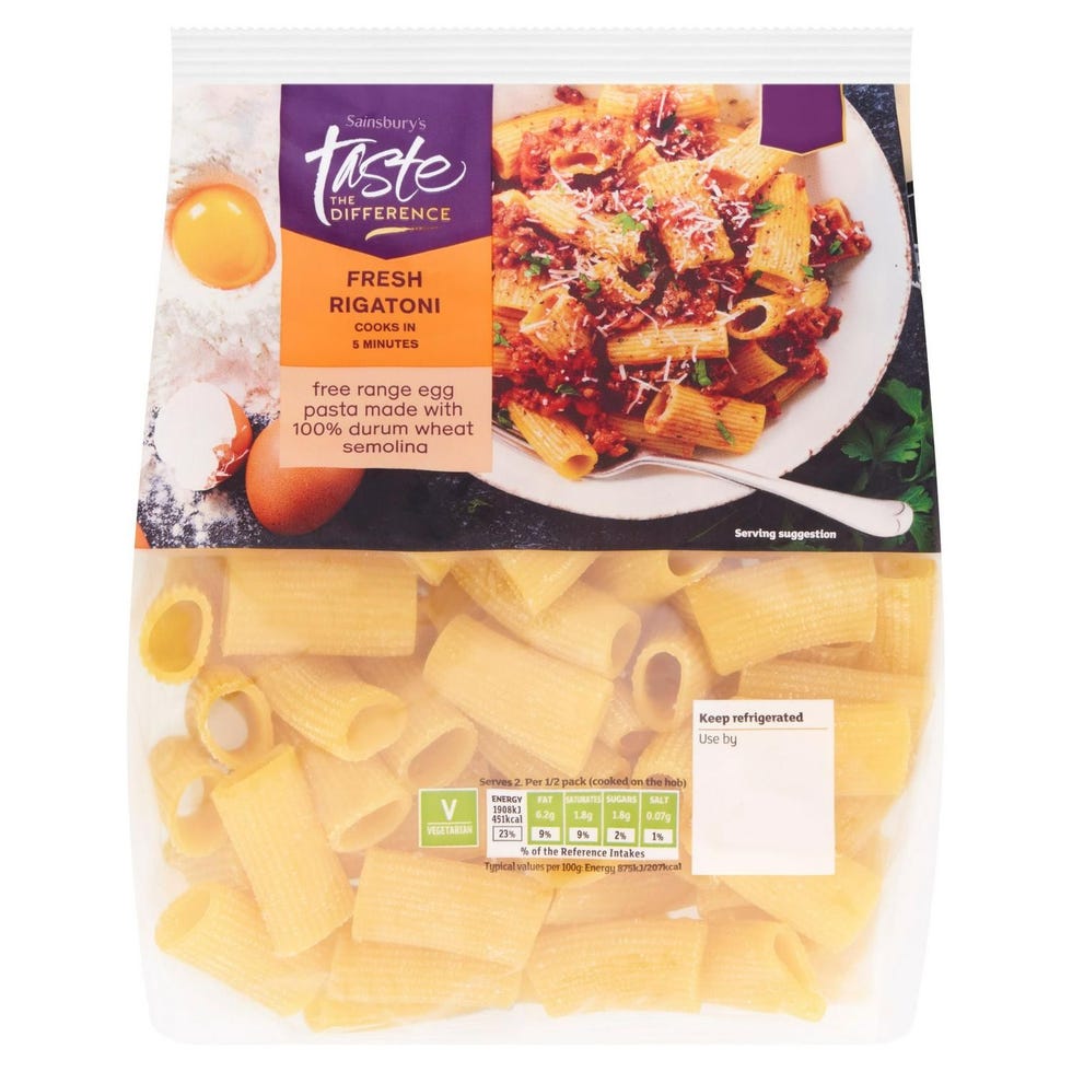 Taste the Difference Fresh Rigatoni, 300g