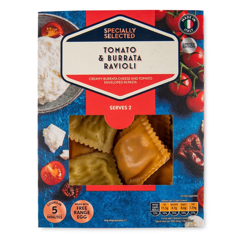 Specially Selected Tomato & Burrata Ravioli, 250g